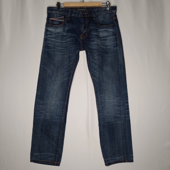 Cult of Individuality Other - Cult Of Individuality Jean Men 33X30 Greaser Straight Button Fly Japanese Salvag